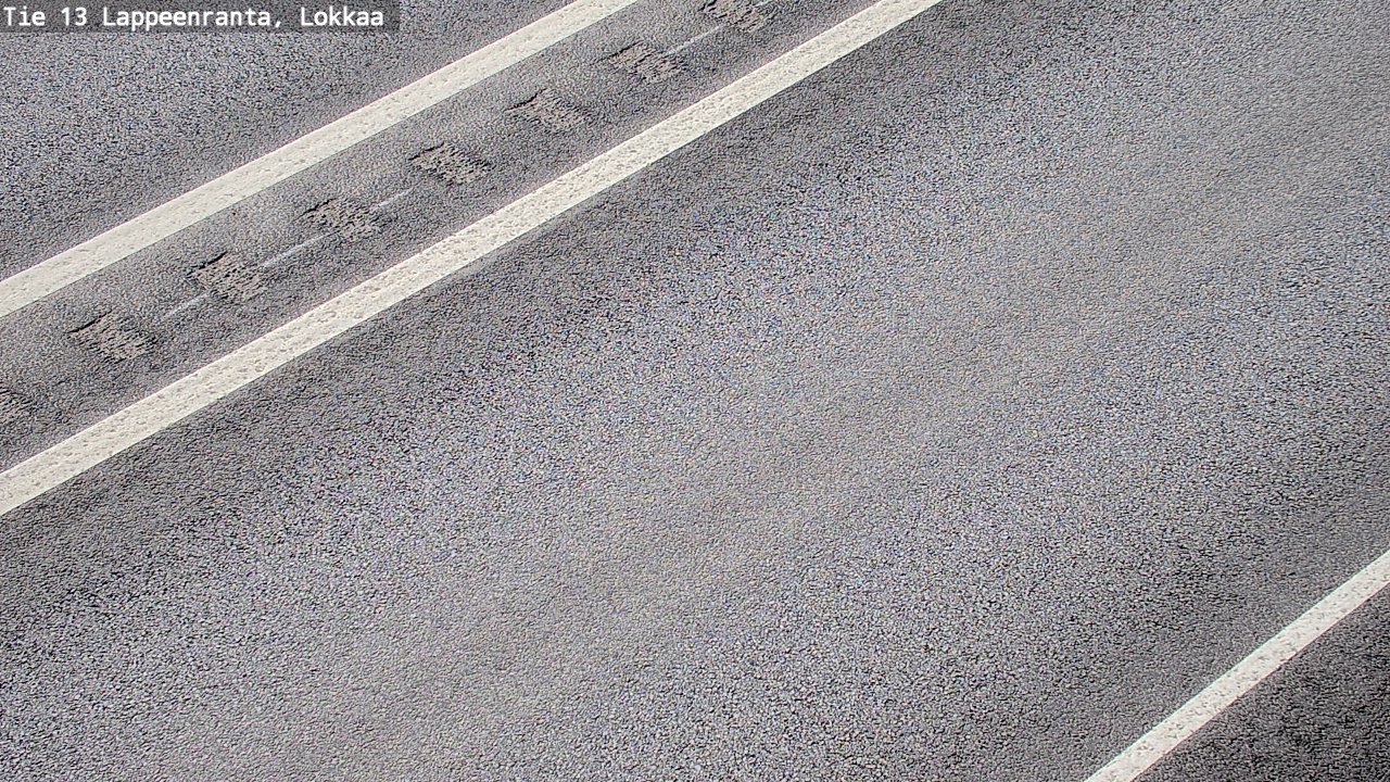 Weather Camera Image Väg 13 Lokkaa rakan, Lappeenranta, Etelä-Karjala