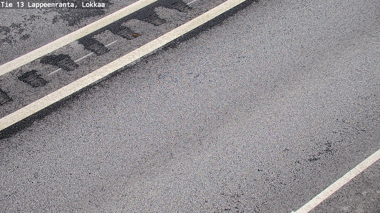 Weather Camera Image Road 13 Lokkaa straight, Lappeenranta, Etelä-Karjala