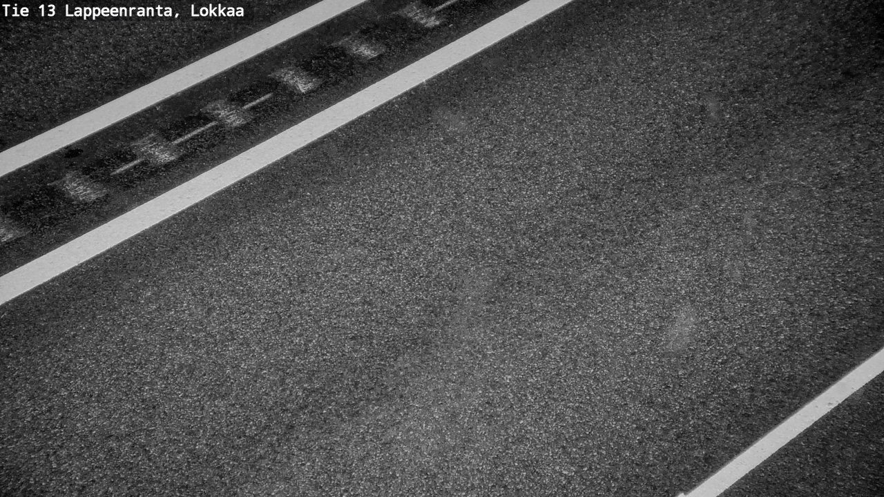 Weather Camera Image Road 13 Lokkaa straight, Lappeenranta, Etelä-Karjala