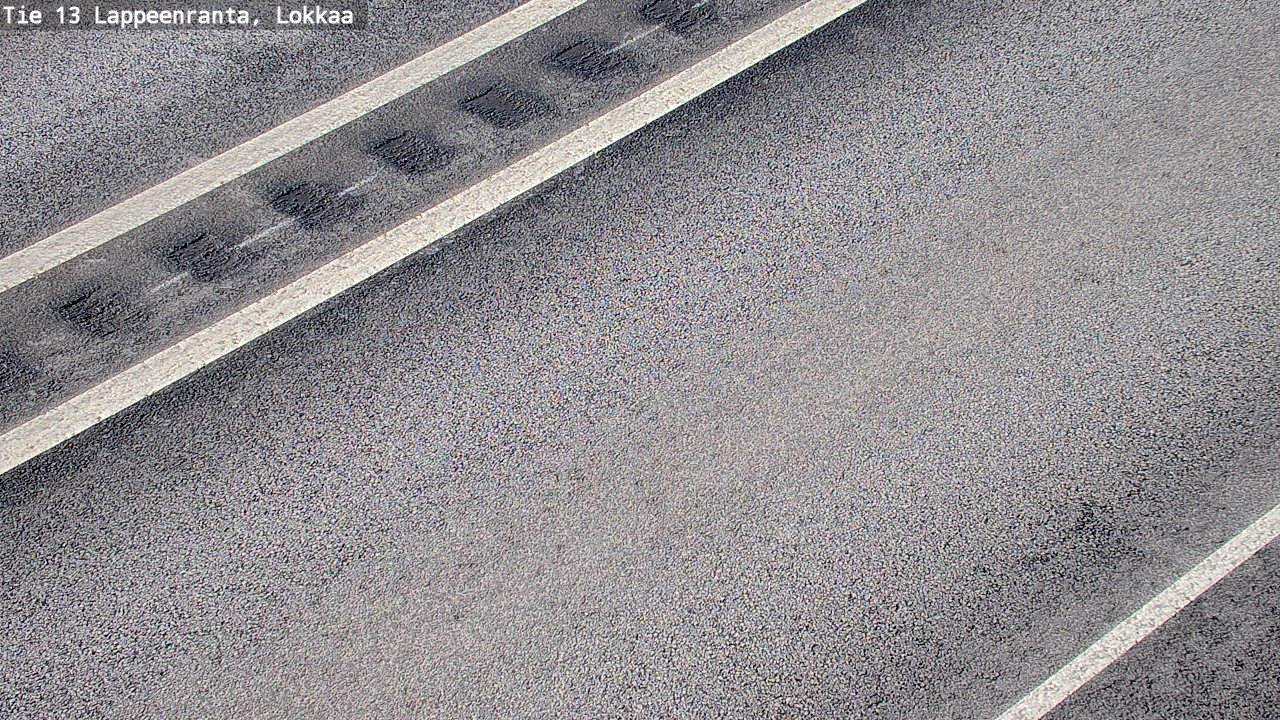 Weather Camera Image Road 13 Lokkaa straight, Lappeenranta, Etelä-Karjala