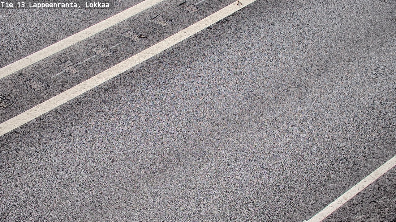 Weather Camera Image Road 13 Lokkaa straight, Lappeenranta, Etelä-Karjala