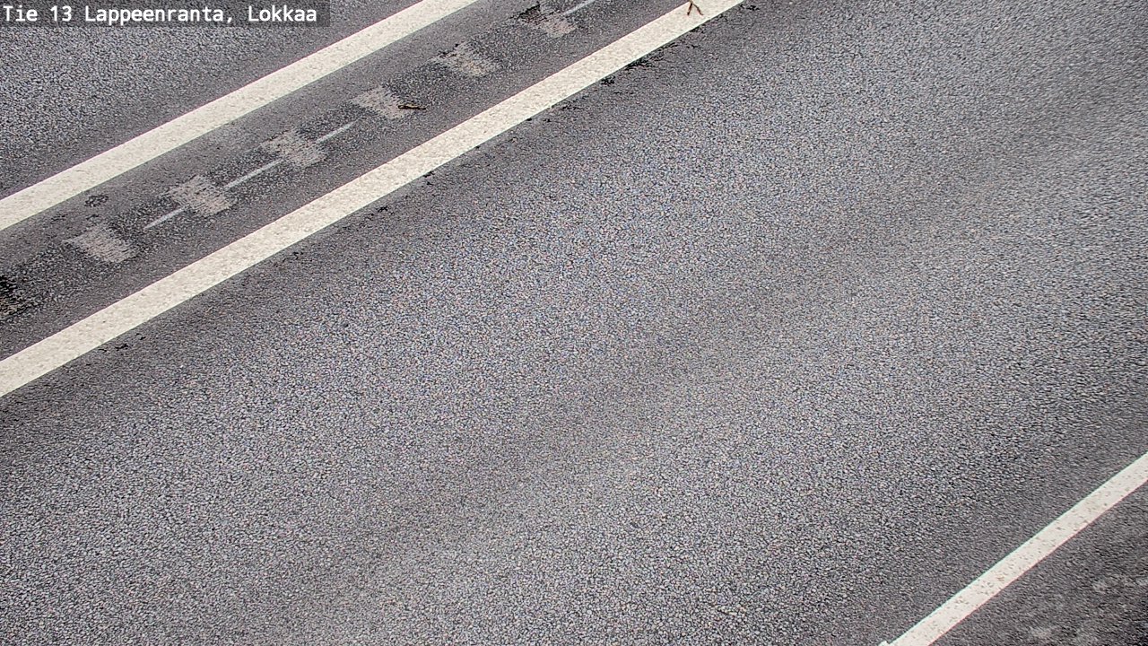 Weather Camera Image Road 13 Lokkaa straight, Lappeenranta, Etelä-Karjala