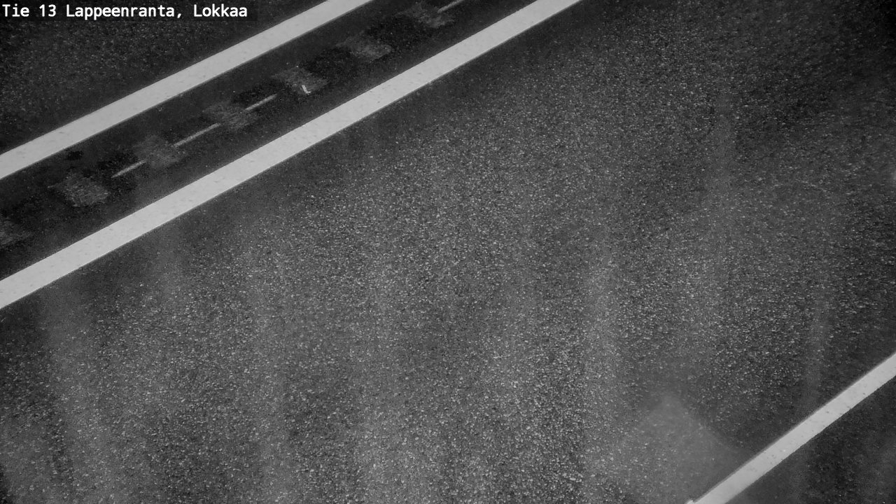 Weather Camera Image Road 13 Lokkaa straight, Lappeenranta, Etelä-Karjala