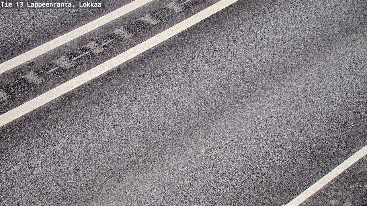 Weather Camera Image Väg 13 Lokkaa rakan, Lappeenranta, Etelä-Karjala