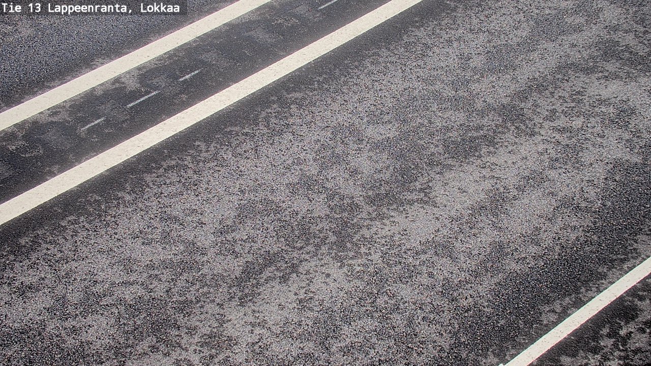 Weather Camera Image Väg 13 Lokkaa rakan, Lappeenranta, Etelä-Karjala