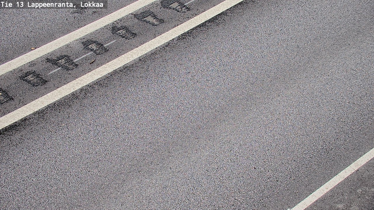 Weather Camera Image Road 13 Lokkaa straight, Lappeenranta, Etelä-Karjala