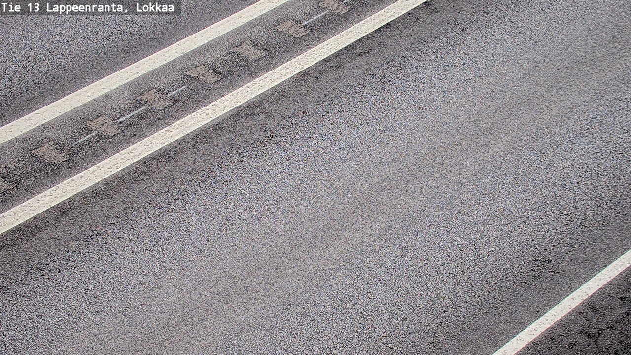 Weather Camera Image Väg 13 Lokkaa rakan, Lappeenranta, Etelä-Karjala