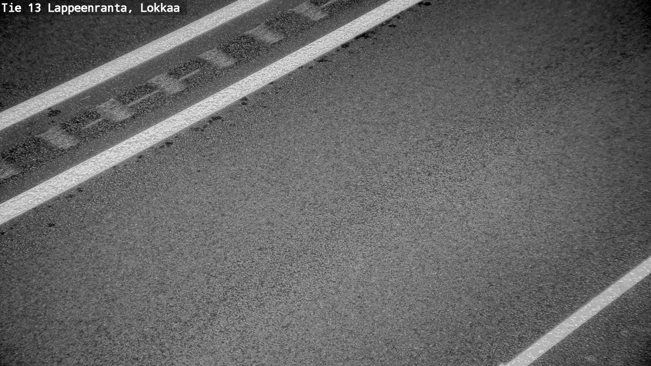 Weather Camera Image Road 13 Lokkaa straight, Lappeenranta, Etelä-Karjala