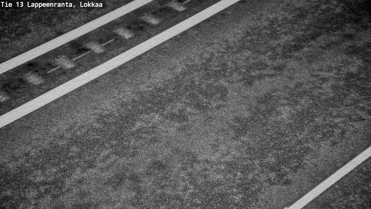 Weather Camera Image Road 13 Lokkaa straight, Lappeenranta, Etelä-Karjala
