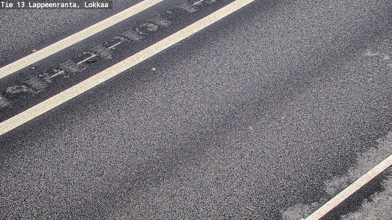 Weather Camera Image Road 13 Lokkaa straight, Lappeenranta, Etelä-Karjala