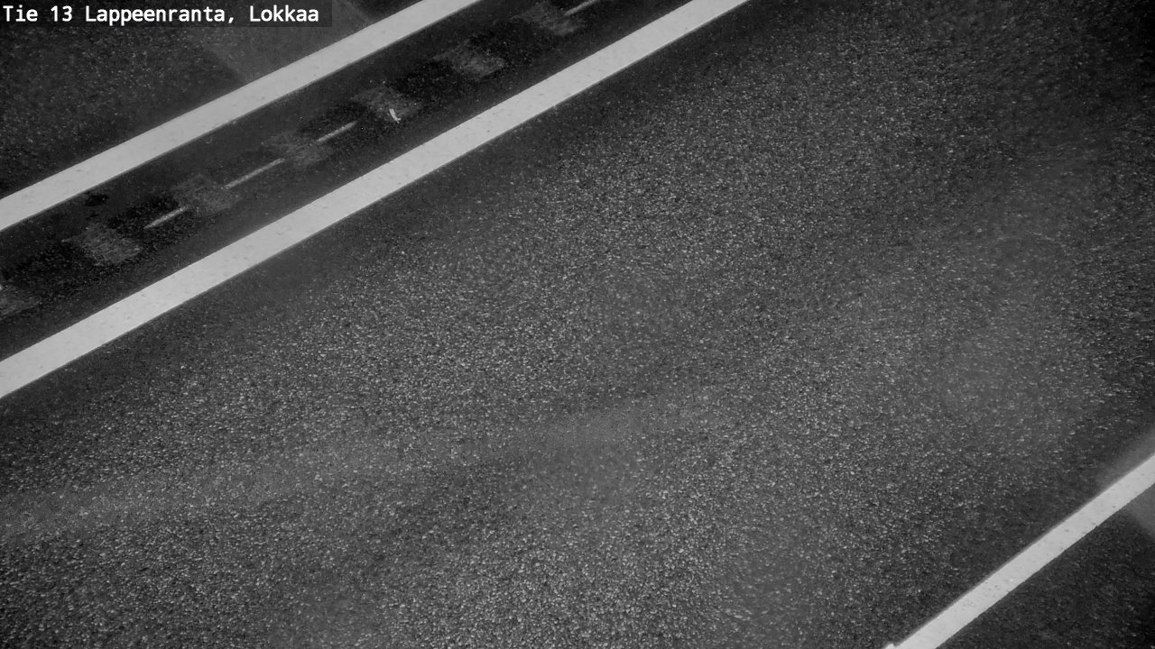 Weather Camera Image Road 13 Lokkaa straight, Lappeenranta, Etelä-Karjala
