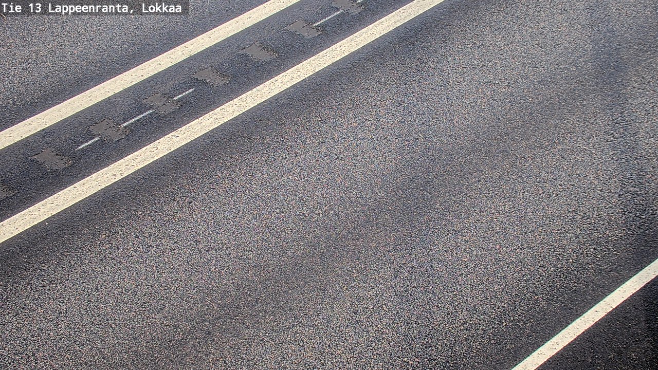 Weather Camera Image Väg 13 Lokkaa rakan, Lappeenranta, Etelä-Karjala