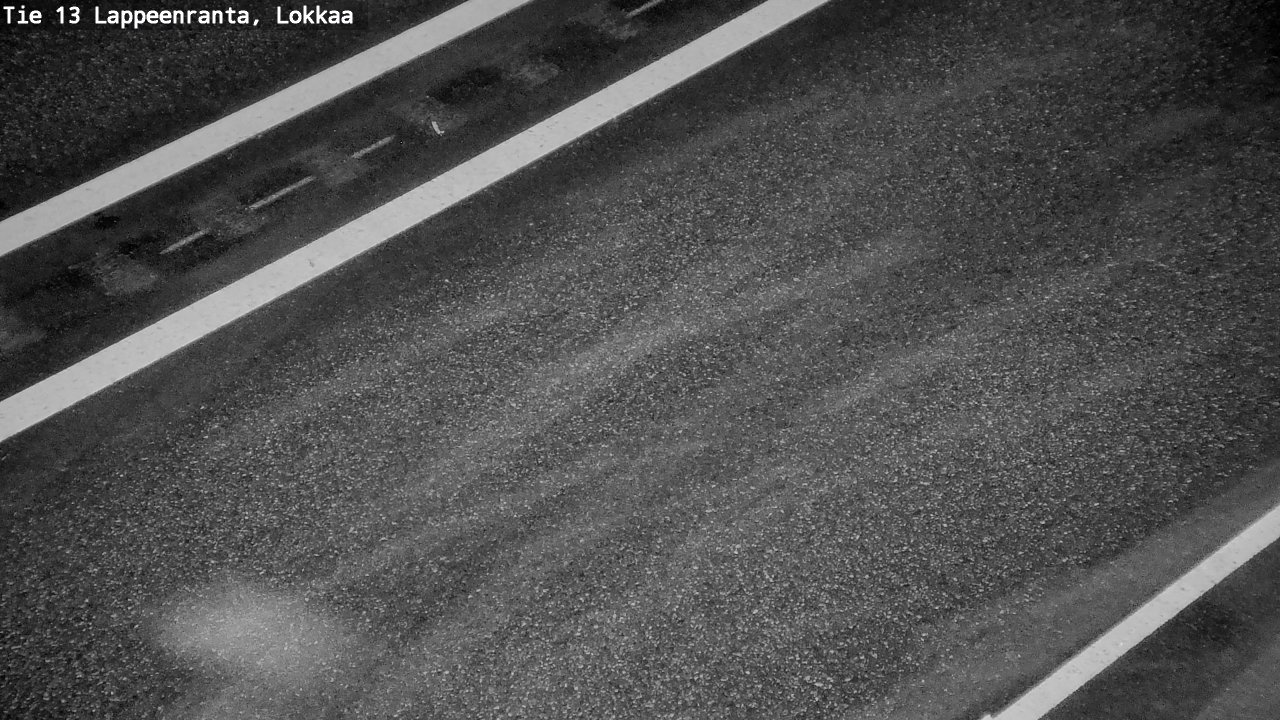 Weather Camera Image Road 13 Lokkaa straight, Lappeenranta, Etelä-Karjala