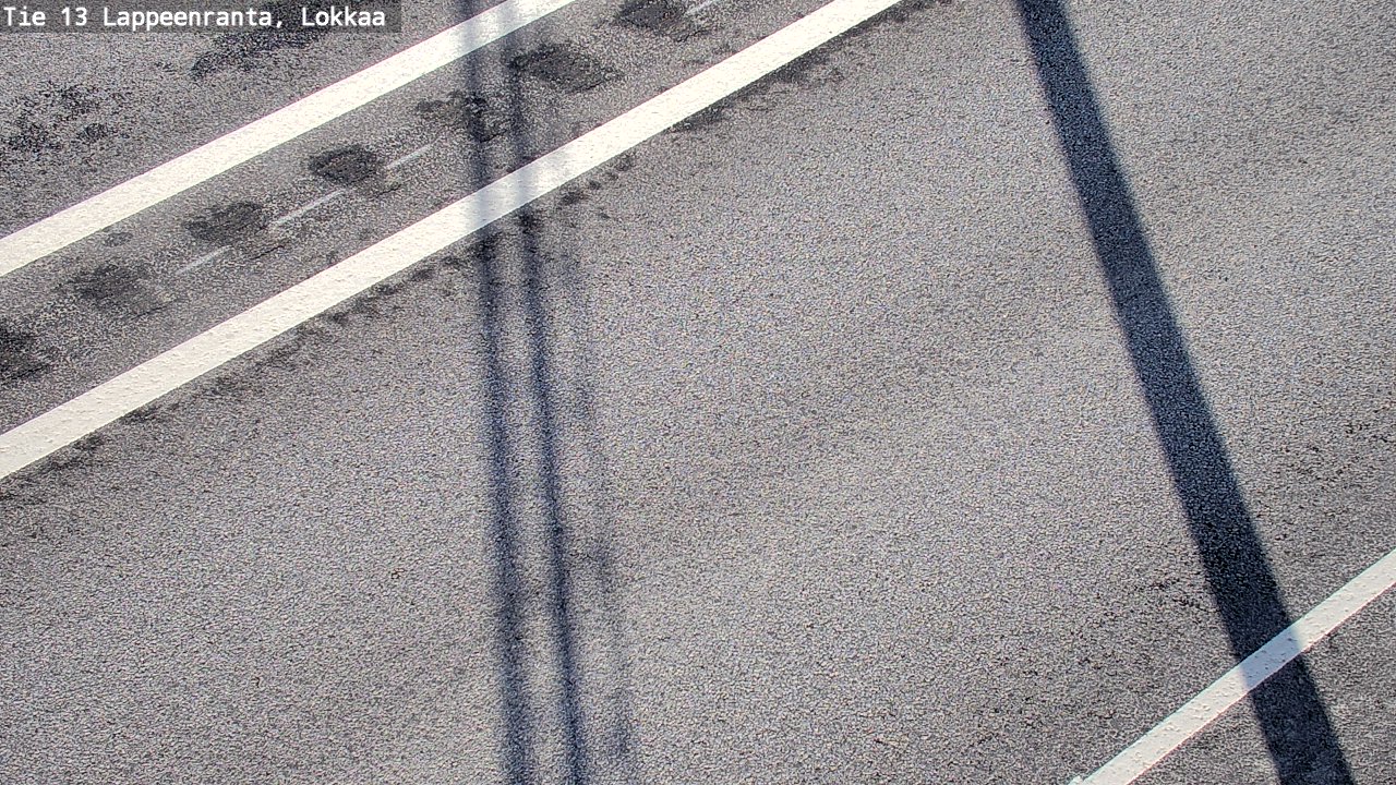 Weather Camera Image Väg 13 Lokkaa rakan, Lappeenranta, Etelä-Karjala