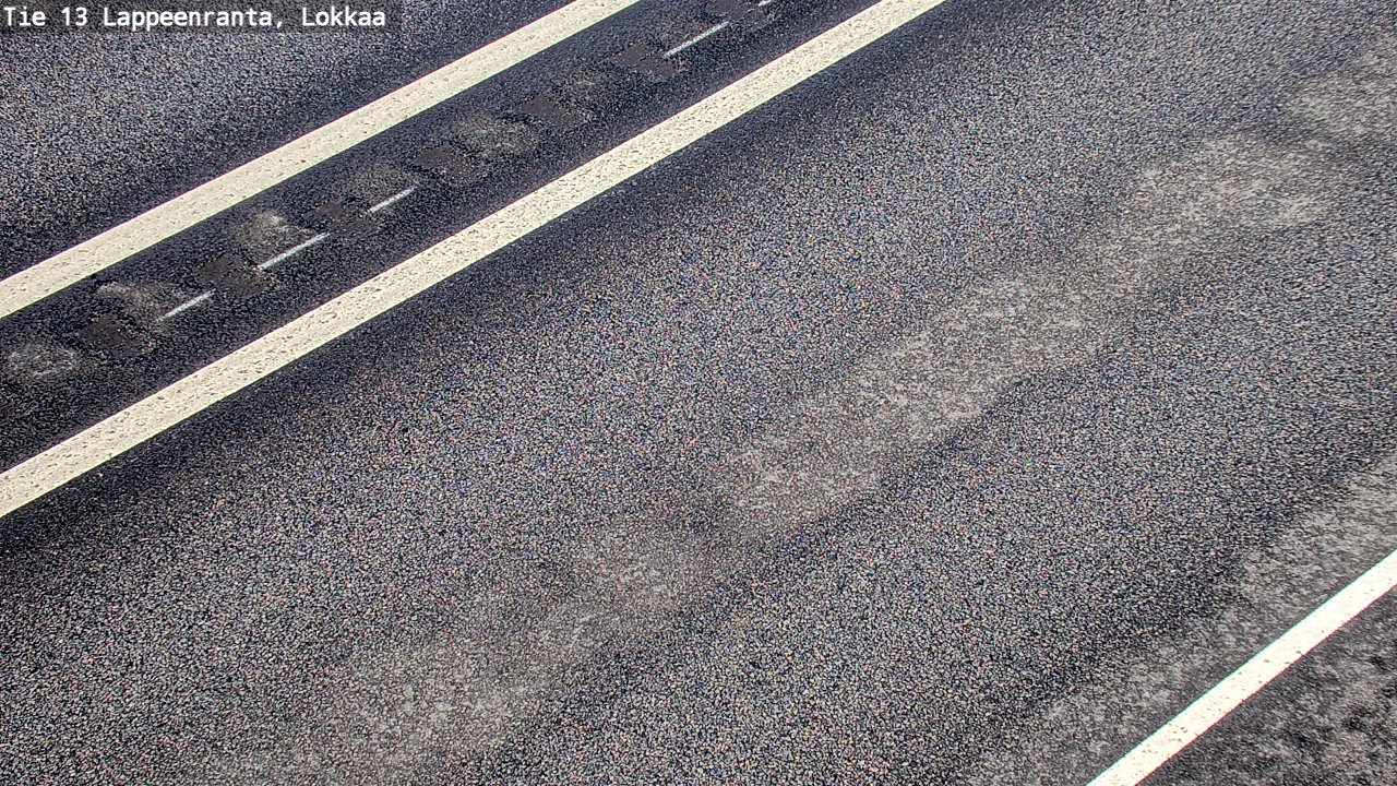 Weather Camera Image Väg 13 Lokkaa rakan, Lappeenranta, Etelä-Karjala