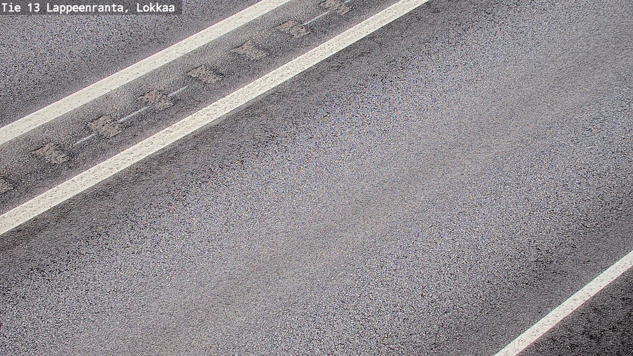 Weather Camera Image Väg 13 Lokkaa rakan, Lappeenranta, Etelä-Karjala