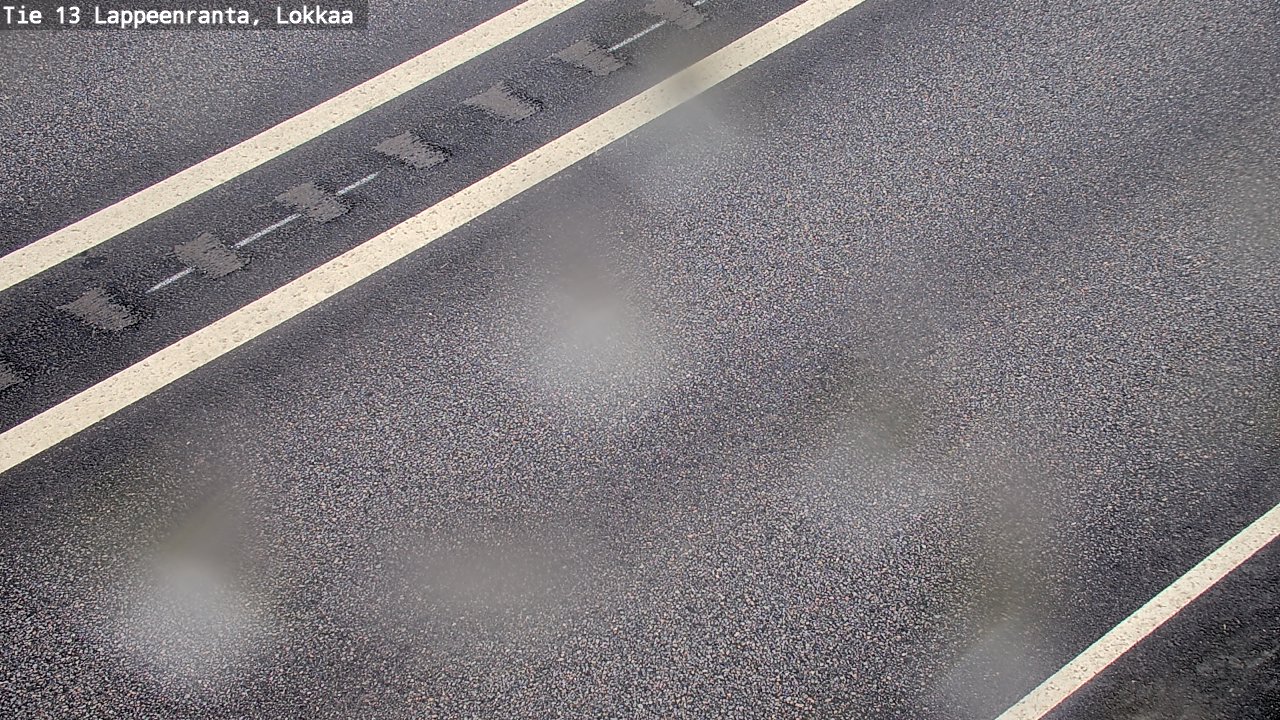 Weather Camera Image Väg 13 Lokkaa rakan, Lappeenranta, Etelä-Karjala