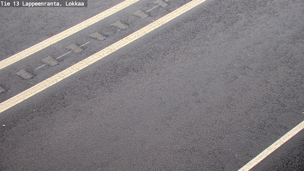 Weather Camera Image Väg 13 Lokkaa rakan, Lappeenranta, Etelä-Karjala