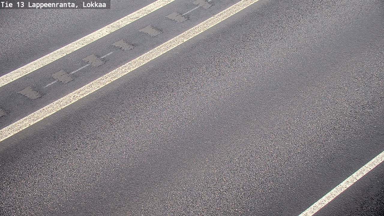 Weather Camera Image Väg 13 Lokkaa rakan, Lappeenranta, Etelä-Karjala