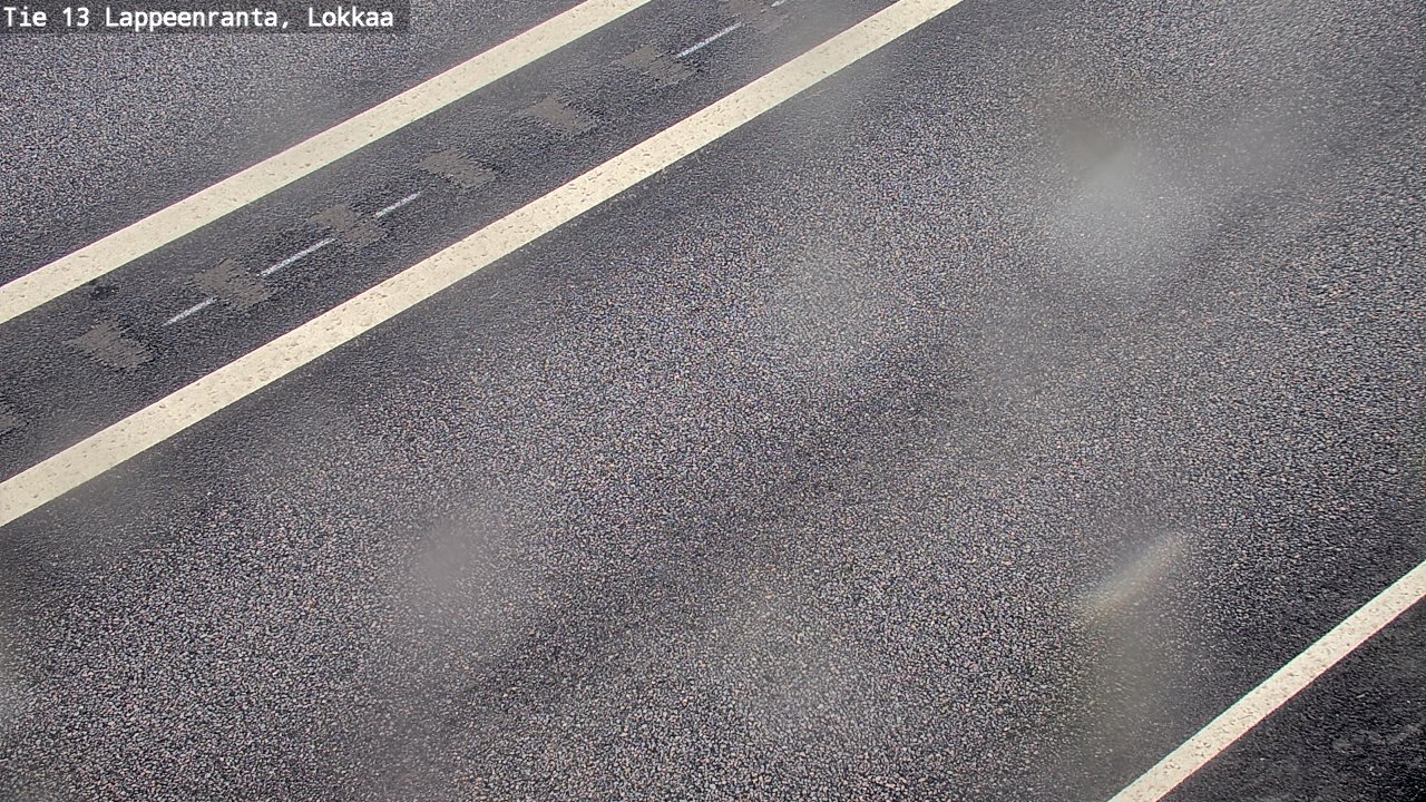 Weather Camera Image Väg 13 Lokkaa rakan, Lappeenranta, Etelä-Karjala