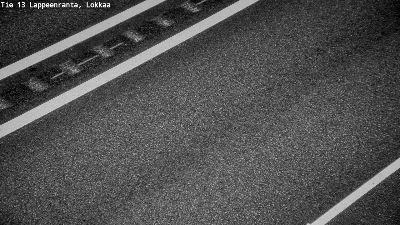 Weather Camera Image Road 13 Lokkaa straight, Lappeenranta, Etelä-Karjala