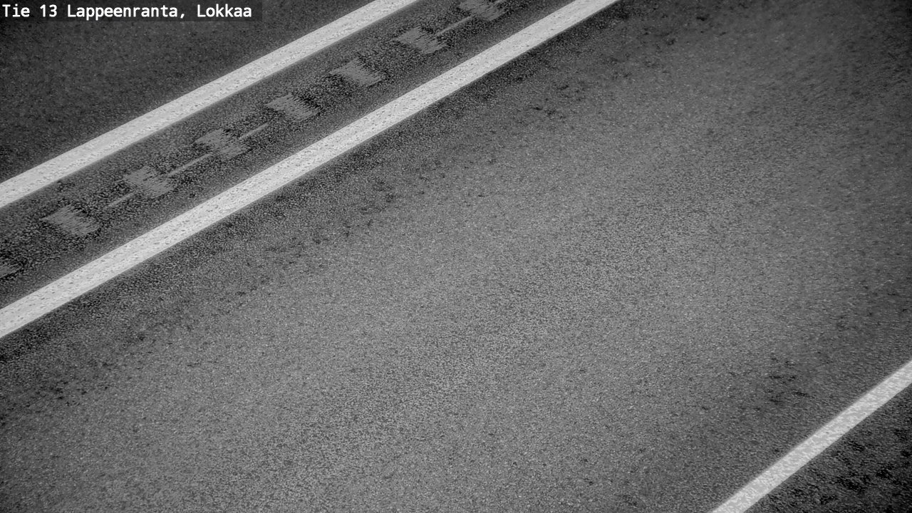 Weather Camera Image Väg 13 Lokkaa rakan, Lappeenranta, Etelä-Karjala