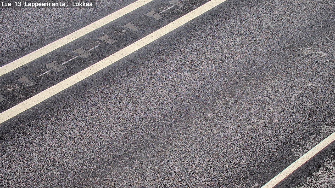 Weather Camera Image Väg 13 Lokkaa rakan, Lappeenranta, Etelä-Karjala