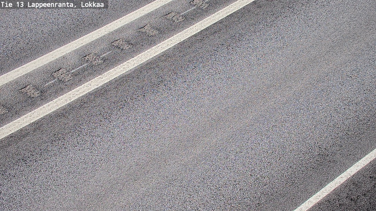 Weather Camera Image Väg 13 Lokkaa rakan, Lappeenranta, Etelä-Karjala