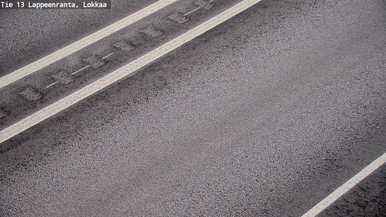 Weather Camera Image Väg 13 Lokkaa rakan, Lappeenranta, Etelä-Karjala