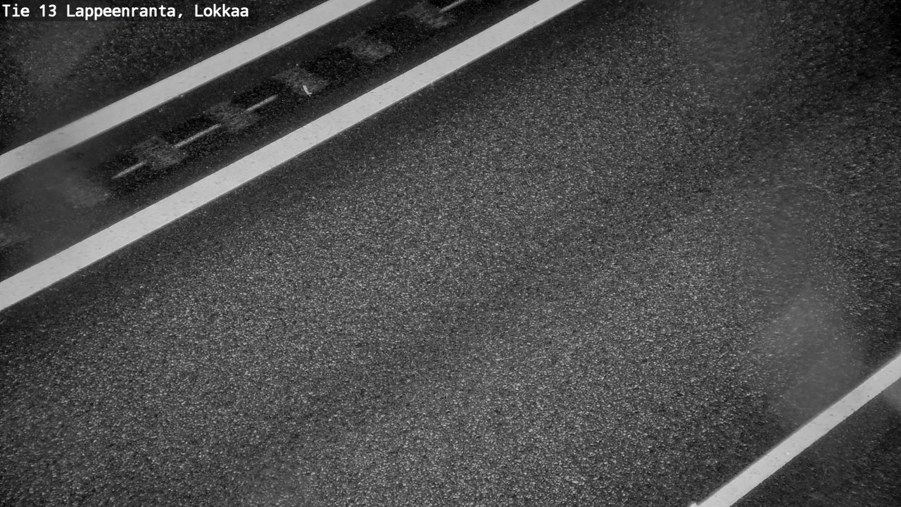 Weather Camera Image Road 13 Lokkaa straight, Lappeenranta, Etelä-Karjala