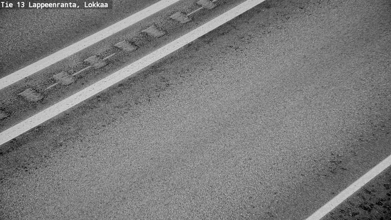 Weather Camera Image Väg 13 Lokkaa rakan, Lappeenranta, Etelä-Karjala