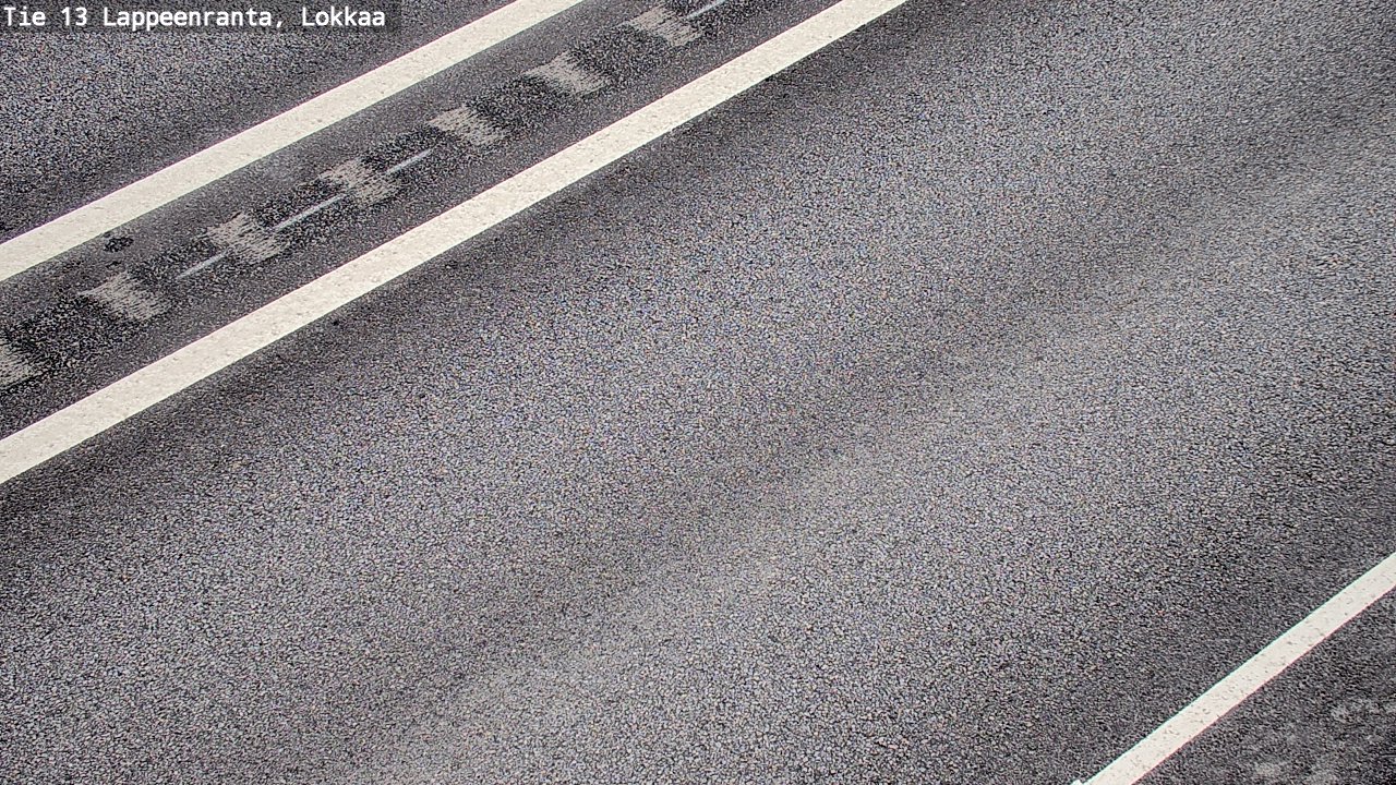 Weather Camera Image Road 13 Lokkaa straight, Lappeenranta, Etelä-Karjala