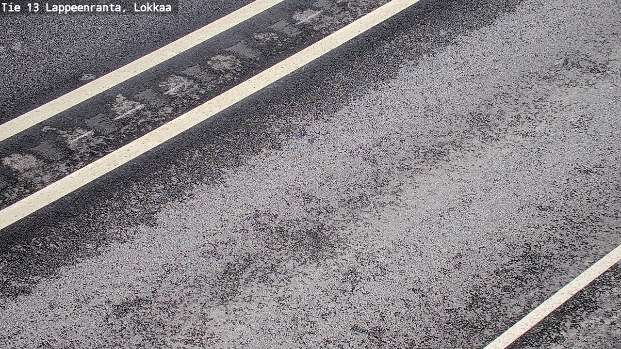 Weather Camera Image Väg 13 Lokkaa rakan, Lappeenranta, Etelä-Karjala
