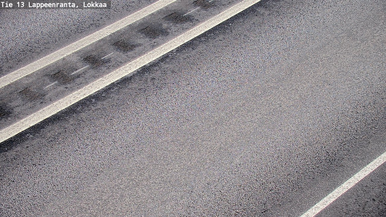 Weather Camera Image Road 13 Lokkaa straight, Lappeenranta, Etelä-Karjala