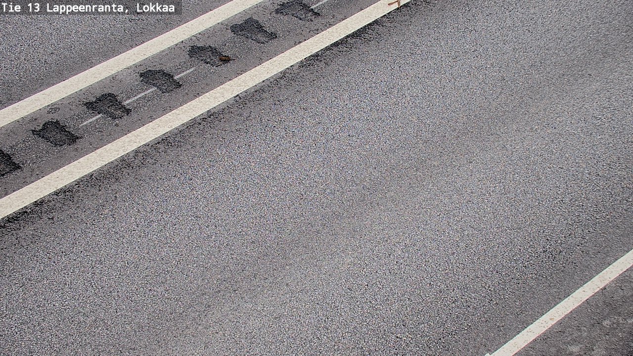 Weather Camera Image Road 13 Lokkaa straight, Lappeenranta, Etelä-Karjala