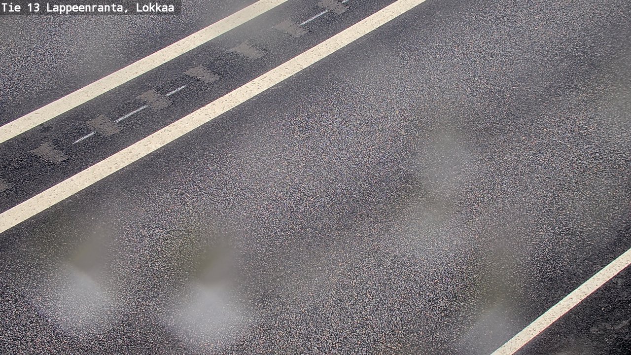 Weather Camera Image Väg 13 Lokkaa rakan, Lappeenranta, Etelä-Karjala