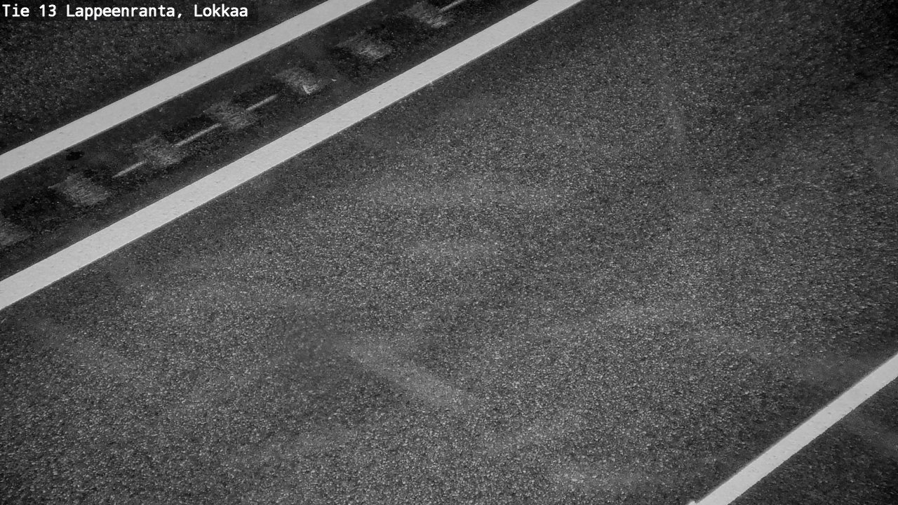 Weather Camera Image Road 13 Lokkaa straight, Lappeenranta, Etelä-Karjala