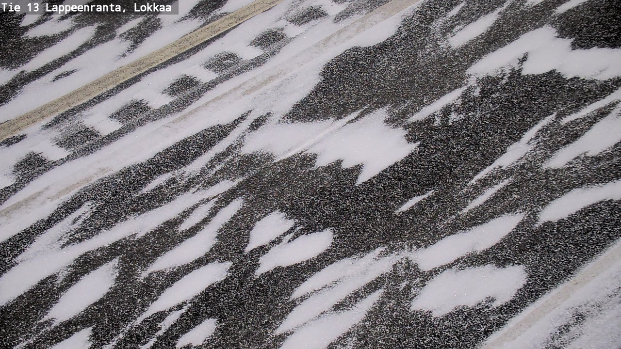 Kelikamerat Kuva Tie 13 Lokkaan suora, Lappeenranta, Etelä-Karjala