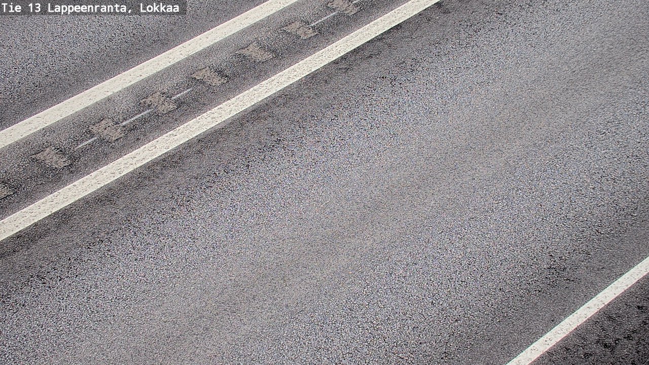 Weather Camera Image Väg 13 Lokkaa rakan, Lappeenranta, Etelä-Karjala