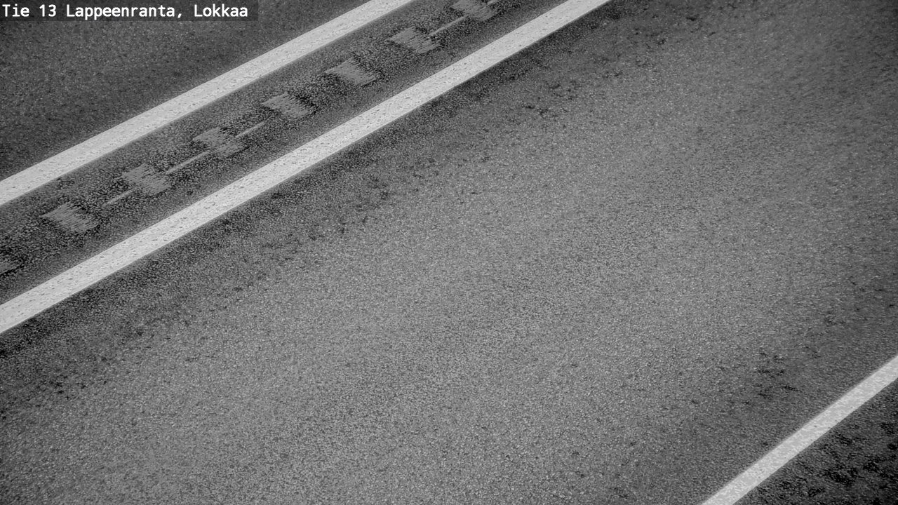 Weather Camera Image Väg 13 Lokkaa rakan, Lappeenranta, Etelä-Karjala