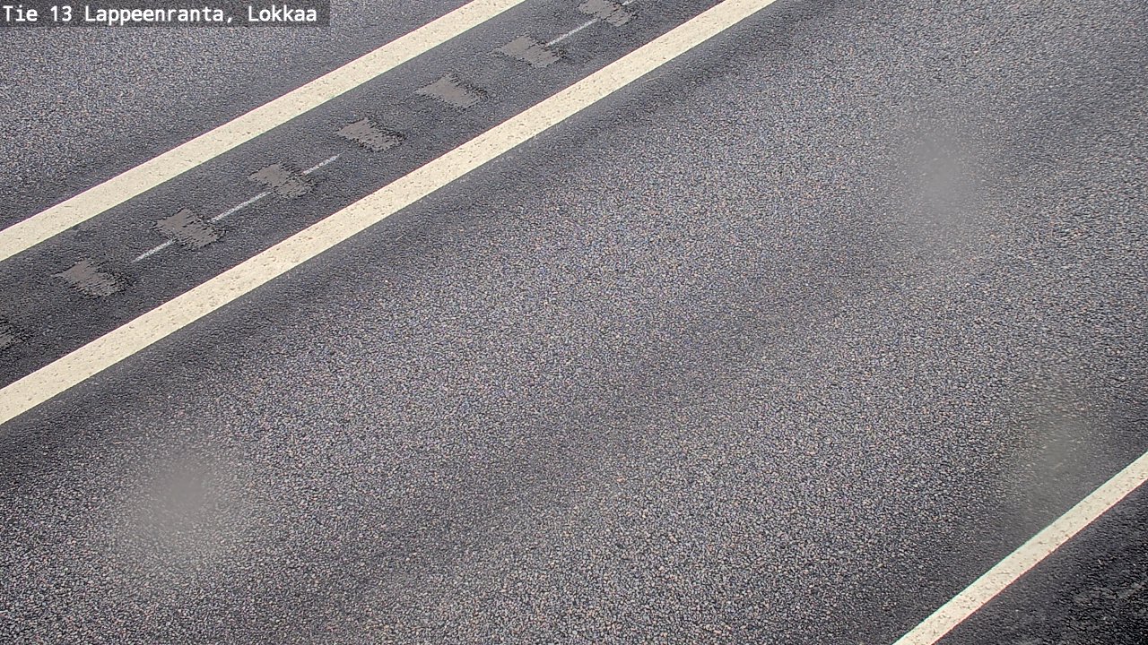 Weather Camera Image Väg 13 Lokkaa rakan, Lappeenranta, Etelä-Karjala