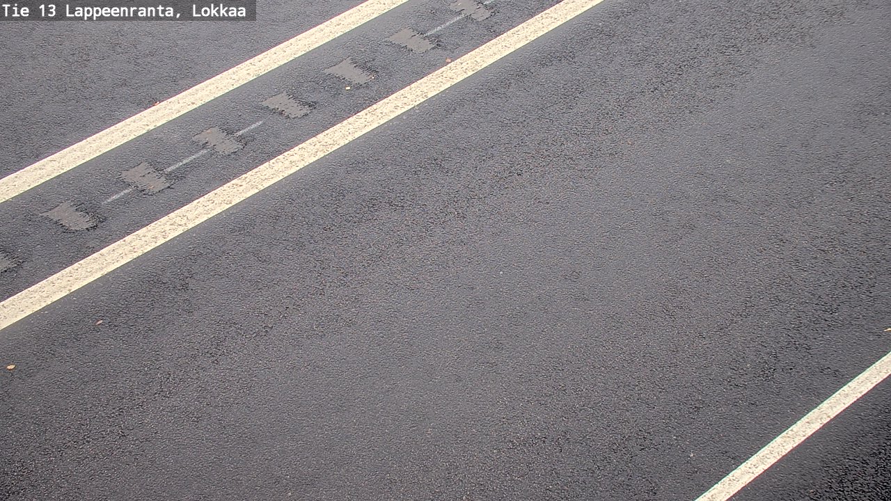 Weather Camera Image Väg 13 Lokkaa rakan, Lappeenranta, Etelä-Karjala