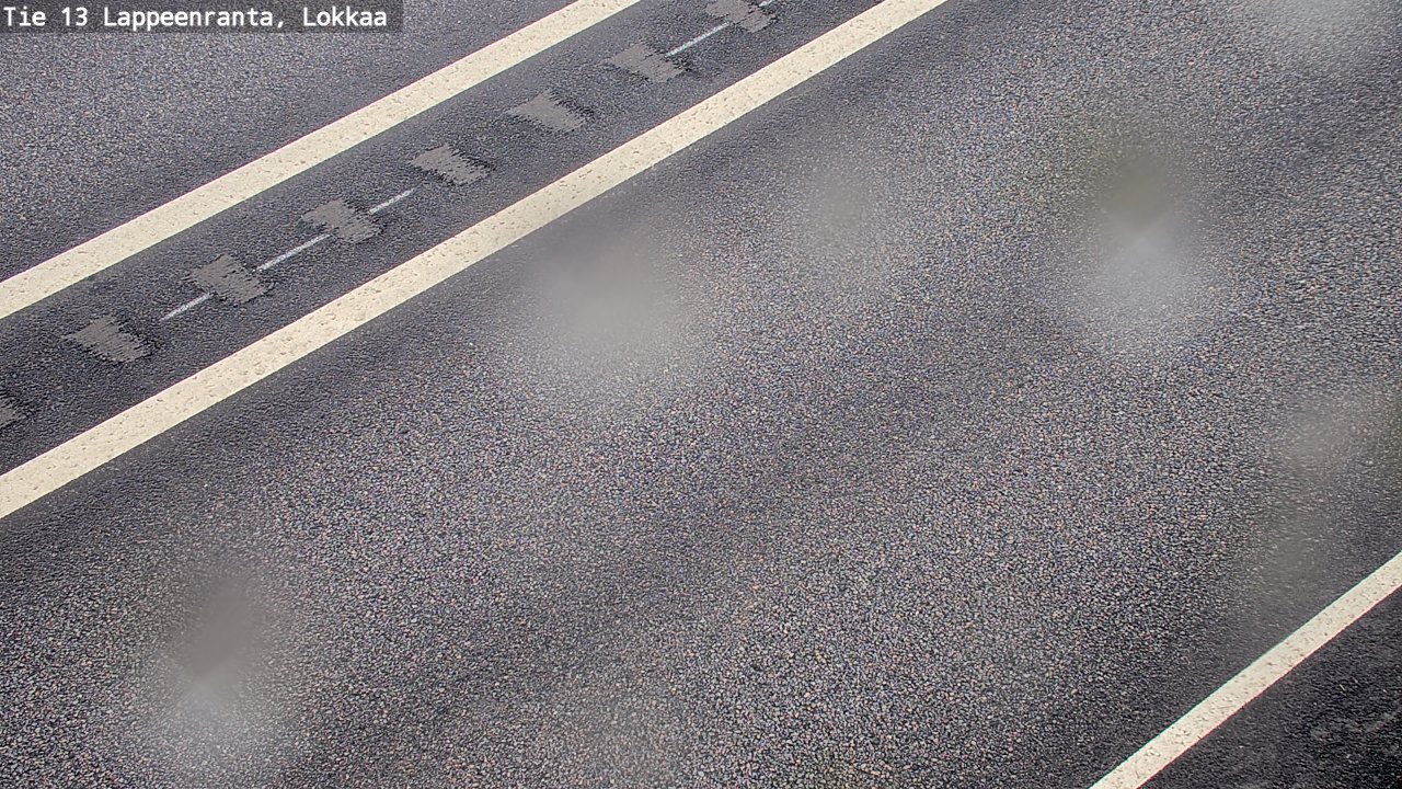 Weather Camera Image Väg 13 Lokkaa rakan, Lappeenranta, Etelä-Karjala