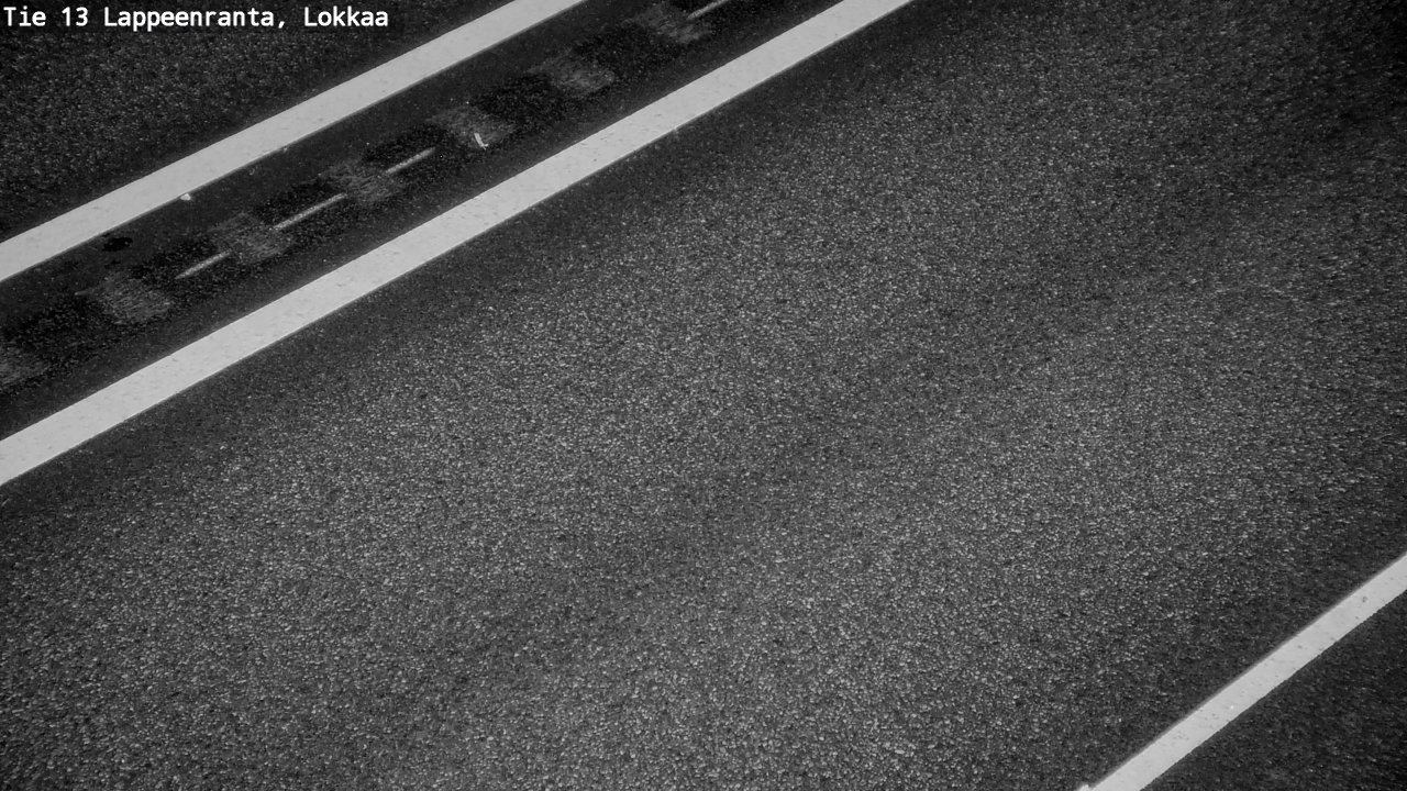 Weather Camera Image Road 13 Lokkaa straight, Lappeenranta, Etelä-Karjala