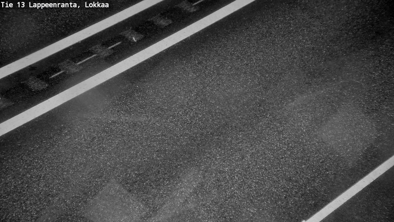 Weather Camera Image Road 13 Lokkaa straight, Lappeenranta, Etelä-Karjala