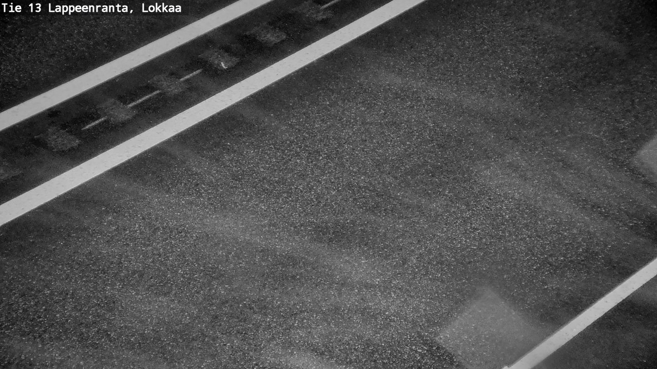 Weather Camera Image Road 13 Lokkaa straight, Lappeenranta, Etelä-Karjala