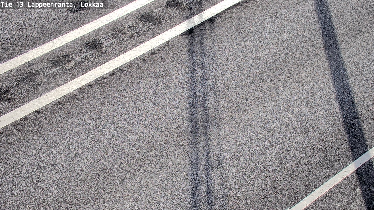 Weather Camera Image Väg 13 Lokkaa rakan, Lappeenranta, Etelä-Karjala