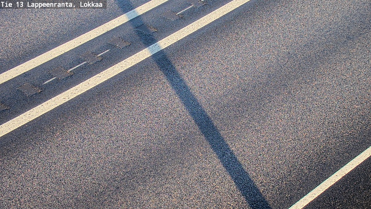 Weather Camera Image Väg 13 Lokkaa rakan, Lappeenranta, Etelä-Karjala