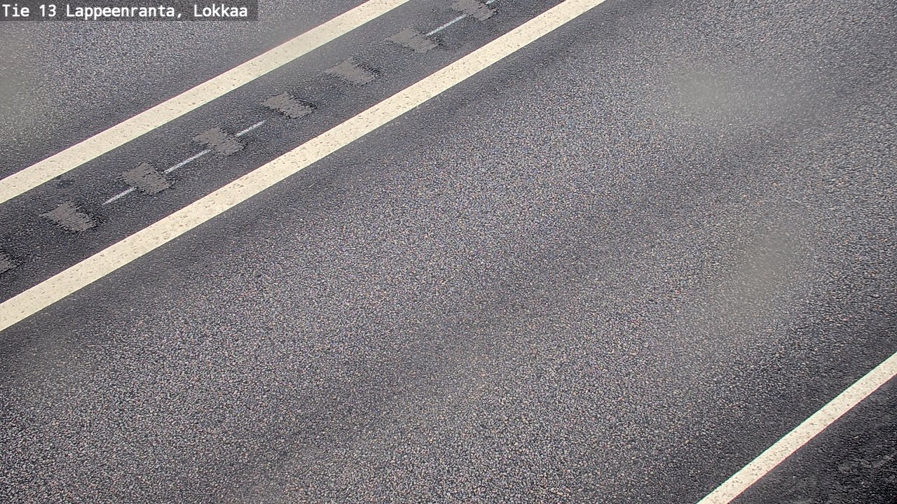 Weather Camera Image Väg 13 Lokkaa rakan, Lappeenranta, Etelä-Karjala