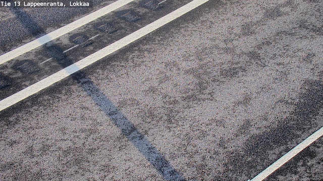 Weather Camera Image Väg 13 Lokkaa rakan, Lappeenranta, Etelä-Karjala